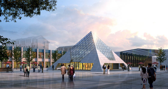 上海金字塔网架